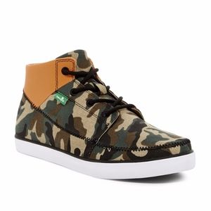 SANUK Camouflage Camo Sneakers Mid Chukka Boots 12
